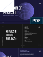 Aplication of Physics Ii: Binus Aso Engineering School