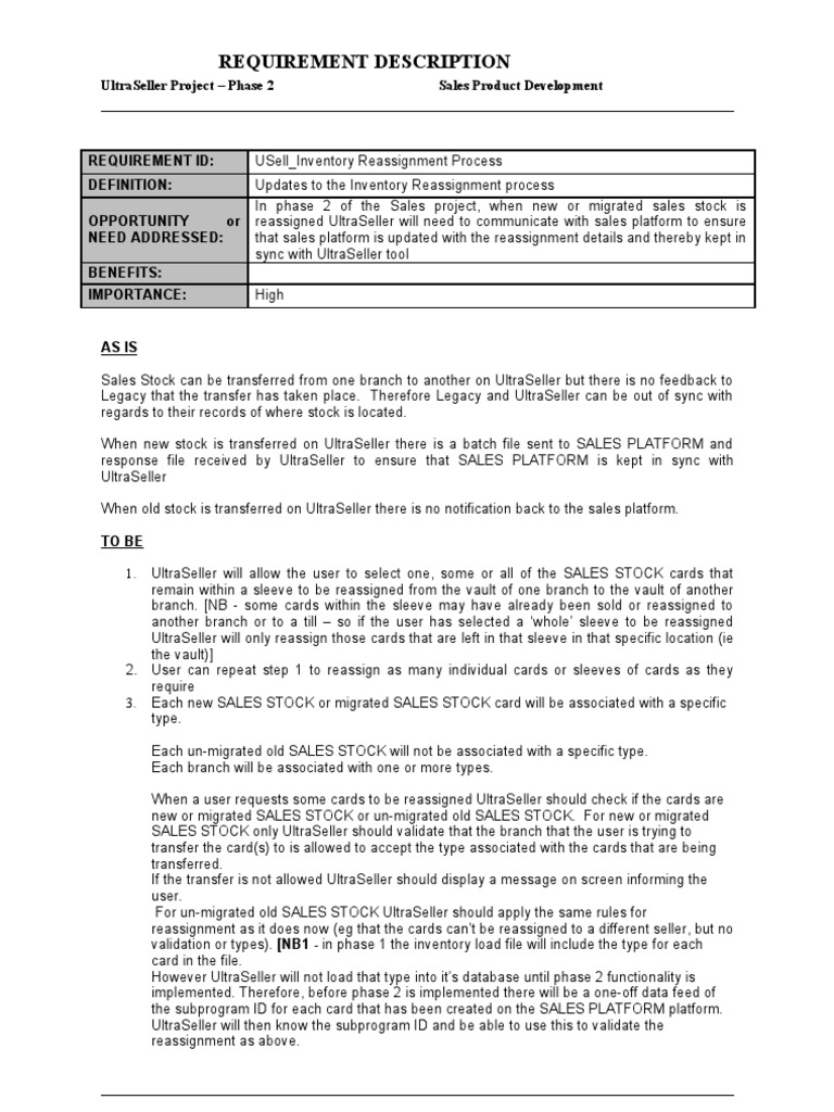 Requirements Example | PDF | Server (Computing) | Secure Shell