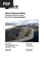 Diavik 43 101 TechnicalReport 03272017