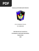 MAKALAH TEORI ILMU HUKUM