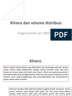 Klirens Dan Volume Distribusi