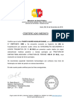 Certificado Medico Fausto Aguilar Alta