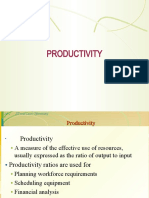 PRODUCTION MANAGEMENT IV (Productivity)