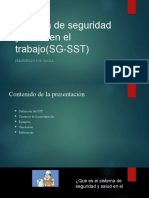 Presentación Sistema de Seguridad y Salud en El Trabajo