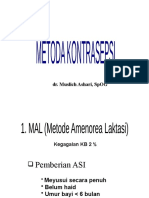 2. Metoda Kontrasepsi Dr. Muslich