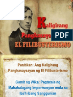Filipino 10 Kaligirang Kasaysayan NG El Filibusterismo