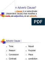 What Is An Adverb Clause?