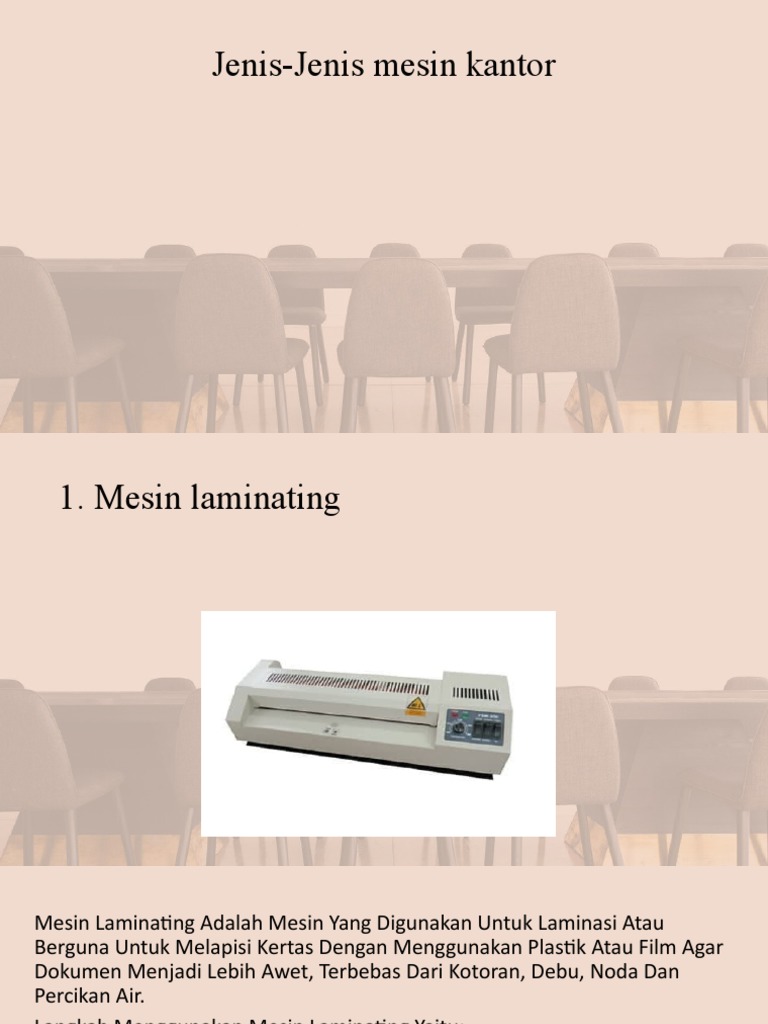 Jenis Jenis Mesin Kantor Pdf