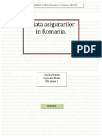 Piata asigurarilor in Romania - conceptul de asigurare, functiile si tipurile pietei asigurarilor