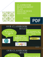 Classroom Management Plan