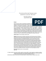 Cardoso Júnior, J. C., & Castro, J. A. (2016). Economia política das finanças sociais brasileiras no período 1995-2002. Economia E Sociedade, 15(1), 145-174 (1)
