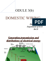 MODULE 3 (B) : Domestic Wiring