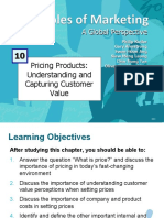 Pricing Products: Understanding and Capturing Customer Value