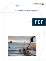 Offshore Cable Installation - Lillgrund