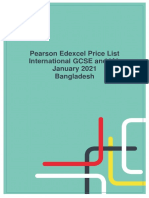 Pearson Edexcel Exam Fees - January 2021 Exam Series