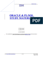 Oracle PLSQL Study Material