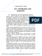 Adhesive Classification and Properties: Chapter Two