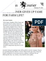 Vegas Courier: Kylie Jenner Gives Up Fame For Farm Life?