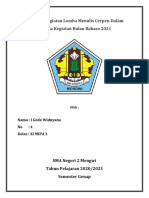 Proposal Kegiatan Lomba Menulis Cerpen - I Gede Widnyana - 4 - XI MIPA 3