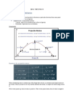 HSC Physics: Projectile Motion