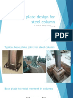 Base Plate Design For Steel Column: Ir. Prof. Dr. Jeffrey Chiang