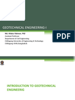 Geotechnical Engineering-I: Md. Aftabur Rahman, PHD