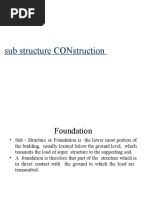 Sub Structure Construction