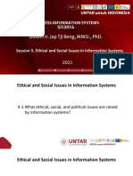 PPT BIS  Sesi 5 - 2021 - Ethical and Social Issues in Information Systems