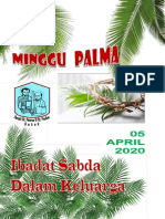 Ibdt Keluarga - Minggu Palma