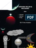 Gerhana Bulan - Matahari