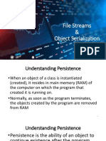 File Streams & Object Serialization: Advanced Programming
