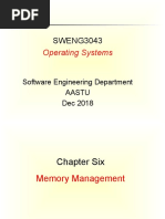 Chapter 6 - Memory Management