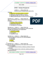 MGT603 Strategic Management Solved Final Term Paper 01