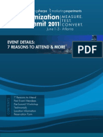 Optimization Summit 2011 - 7 Reasons To Attend & More