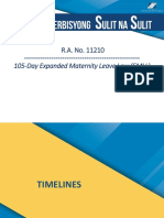 R.A. No. 11210: 105-Day Expanded Maternity Leave Law (EMLL)