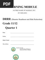 DRRR Module Grade 12