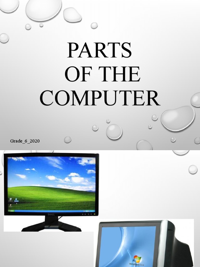 6 Essential Computer Parts for Kids | PDF | Computer Monitor | Computer ...