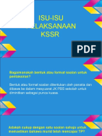 Isu Pelaksanaan KSSR (Recovered)