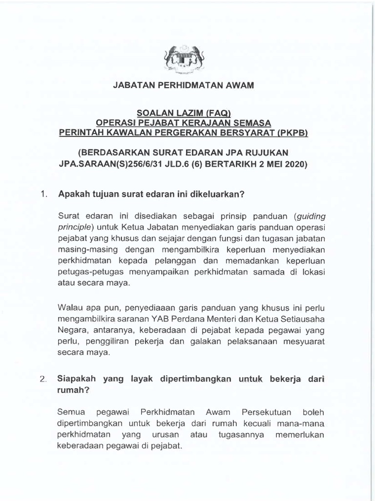 Soalan Lazim Faq Jpa Pdf