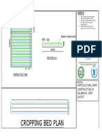 Cropping Bed Plan: Notes