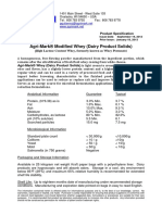 Spec Modified Whey (Permeate) 13-0919