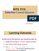 Lecture 4 - Selection