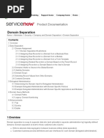 Domain Separation - ServiceNow Wiki