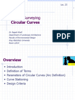 Circular Curve Layout Methods