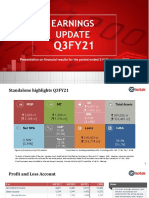 Earnings Update q3 Fy21