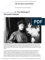 Difficult Women - The Silencing of Alexandra Kollontai - ON THE WOMAN QUESTION