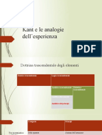 Kant e Le Analogie Dell'esperienza