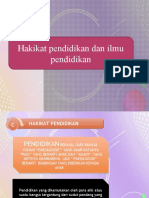 Hakikat Ilmu Pendidikan