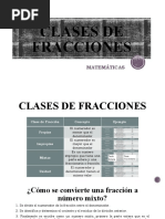 Clases de Fracciones