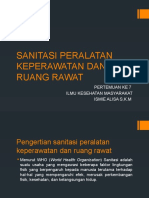 Sanitasi Peralatan Keperawatan Dan Ruang Rawat